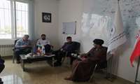 حضور حجت الاسلام سیدی مسئول محترم نهاد رهبری در اورژانس پیش بیمارستانی