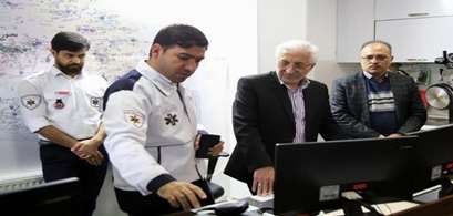 بازدید استاندار خراسان شمالی از اورژانس پیش بیمارستانی خراسان شمالی 